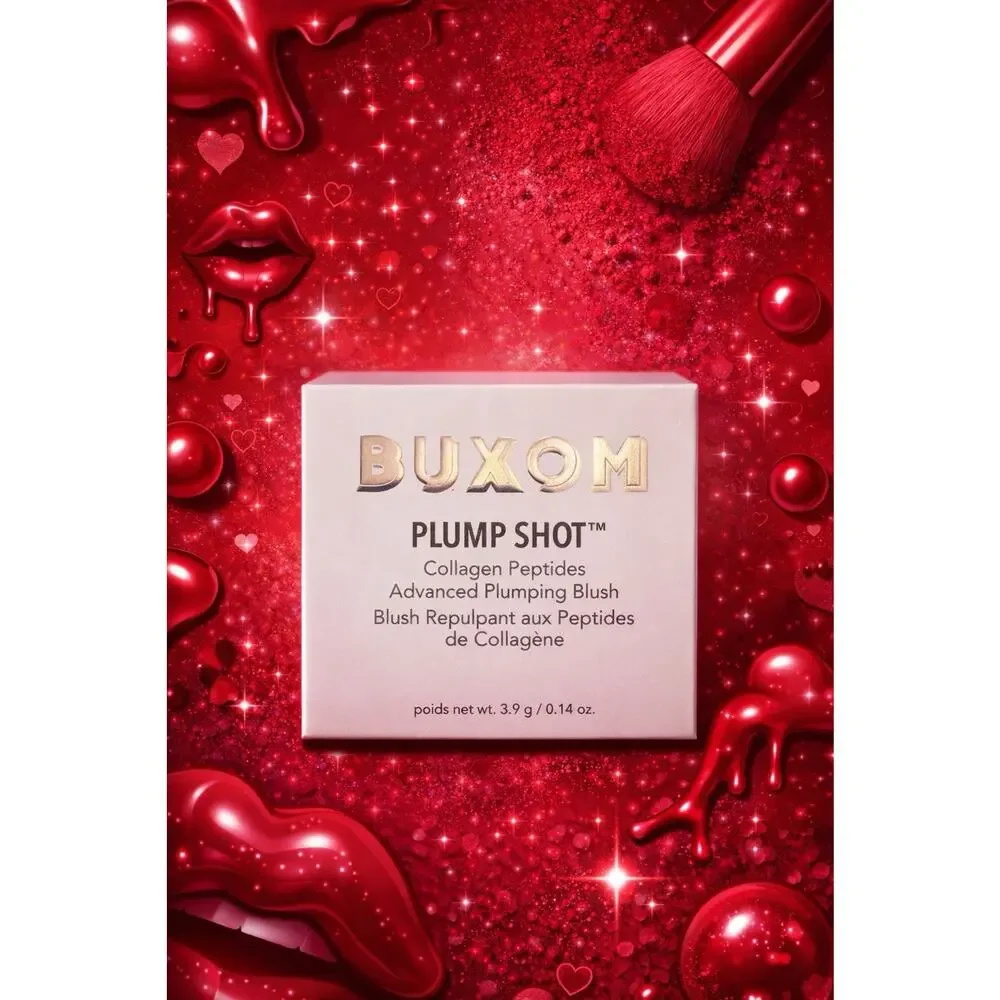 Buxom - Plump Shot - Cream Blush- Shade: Berry Glam - 0.14 oz/ 3.9 g